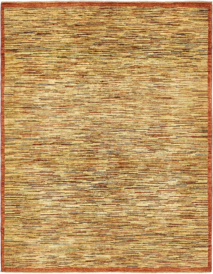 Detail image of 5' x 6' 3 Hand Knotted Modern Ziegler Oriental Rug