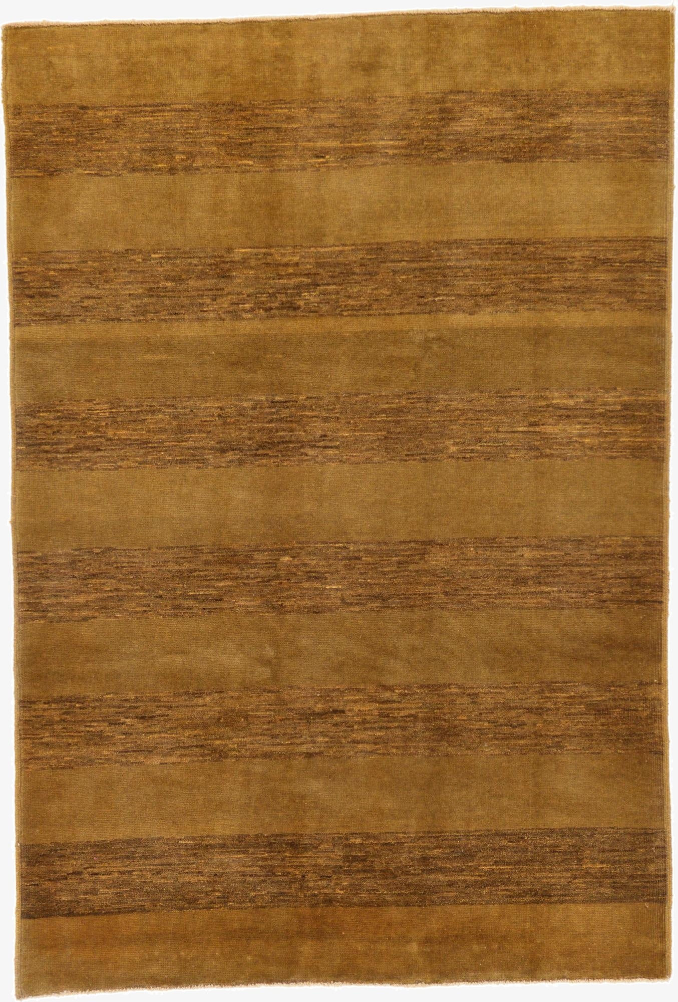 4' 3 x 6' 2  Hand Knotted Modern Ziegler Rug