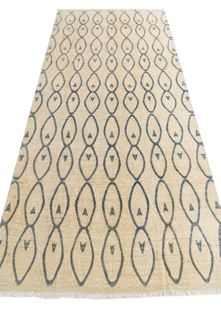 8' x 9' 9 Hand Knotted Moroccan Wool Rug