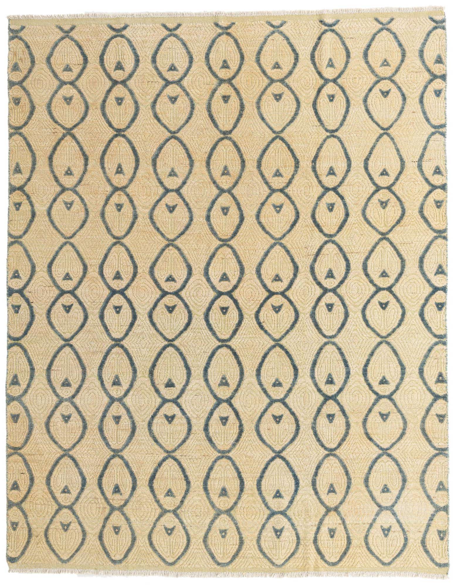 8' x 9' 9 Hand Knotted Moroccan Wool Rug