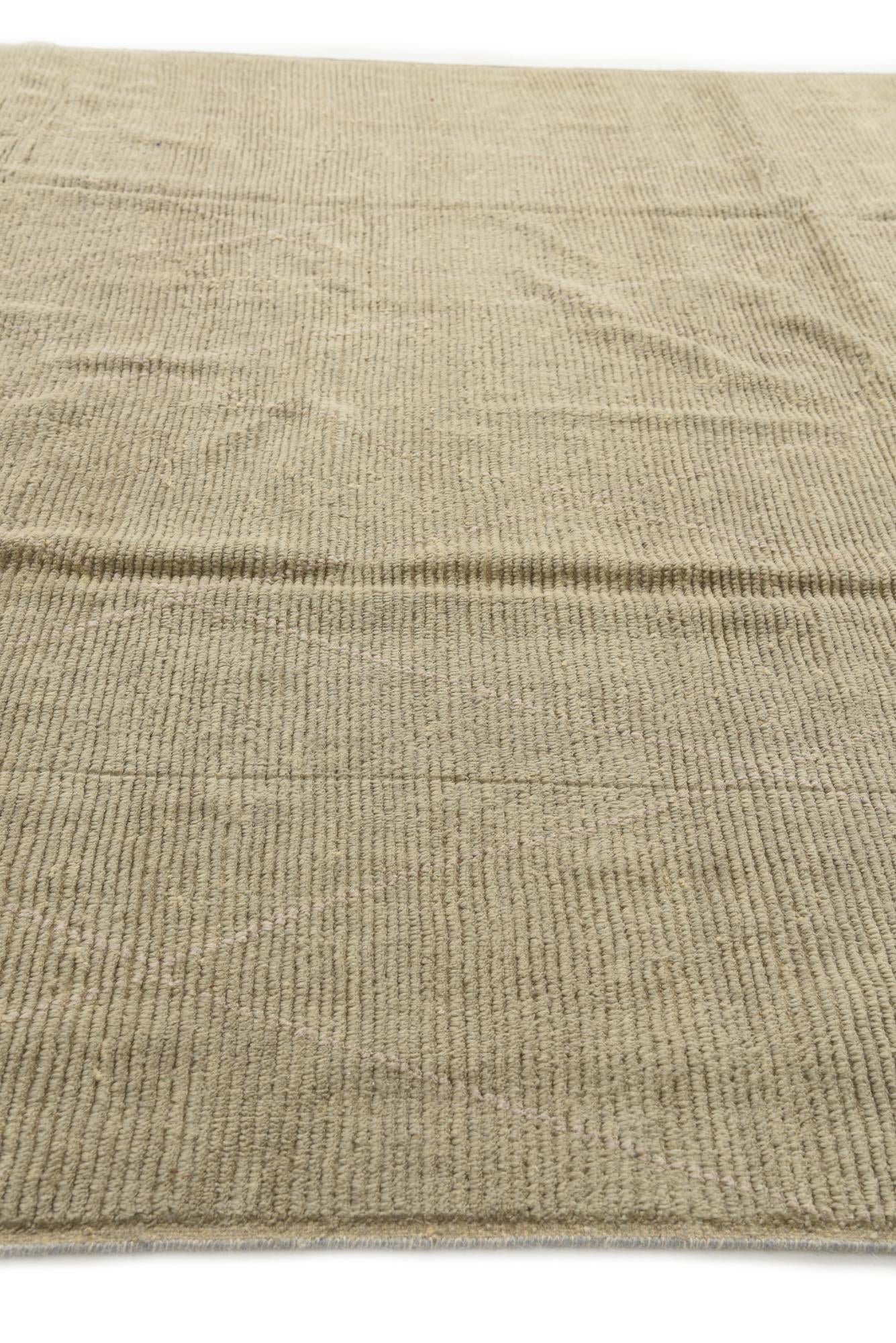 9' x 13' Hand Knotted Moroccan Wool Rug