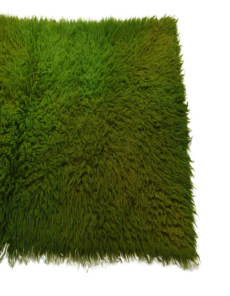 Detail image of 3' 2 x 5' 7 Hand Knotted Moroccan Wool Rug