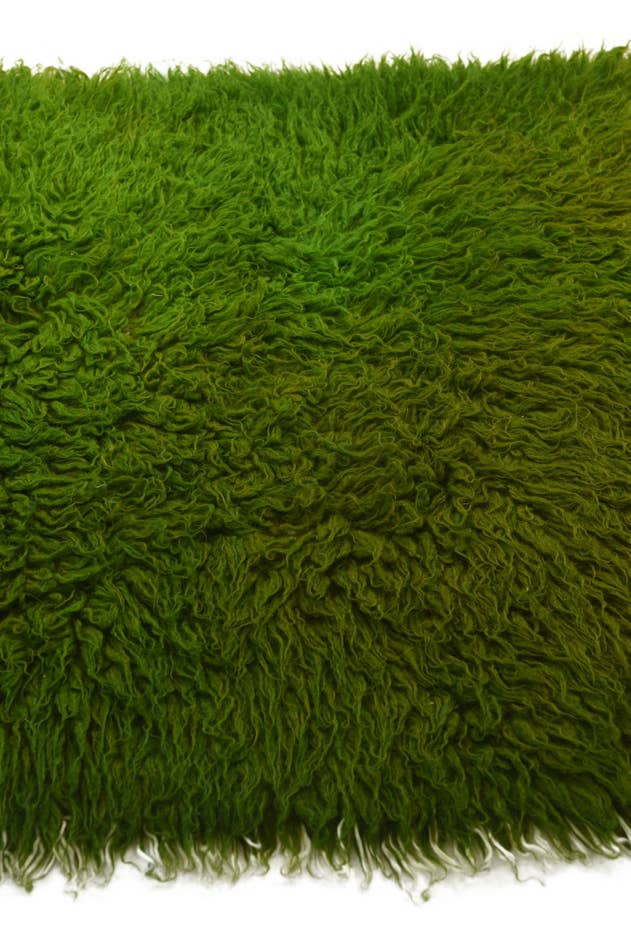 Detail image of 3' 2 x 5' 7 Hand Knotted Moroccan Wool Rug