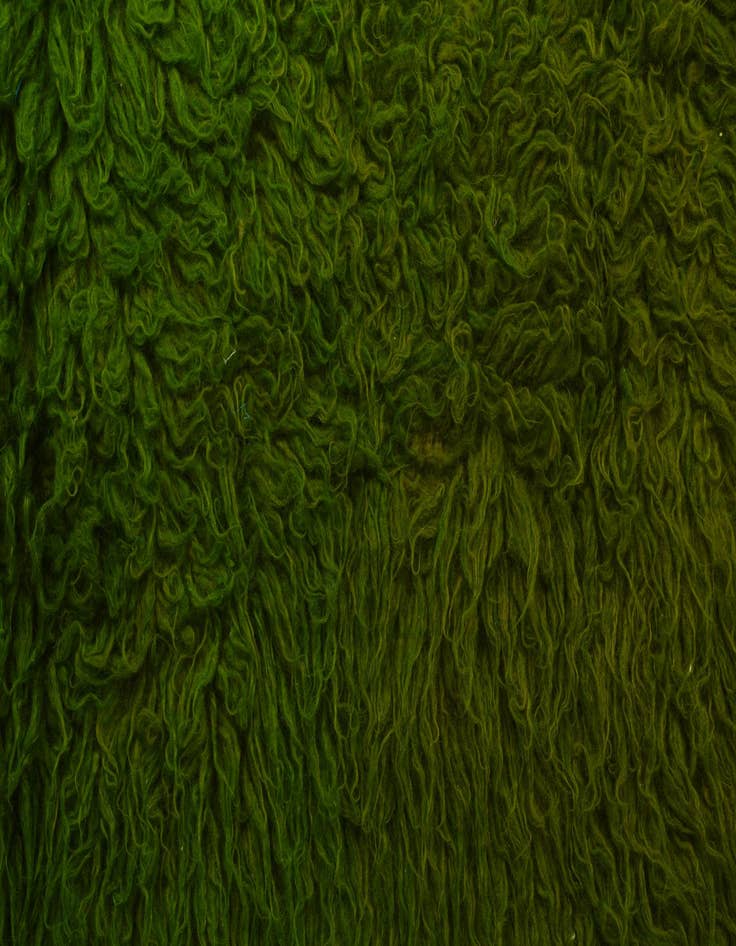 Detail image of 3' 2 x 5' 7 Hand Knotted Moroccan Wool Rug