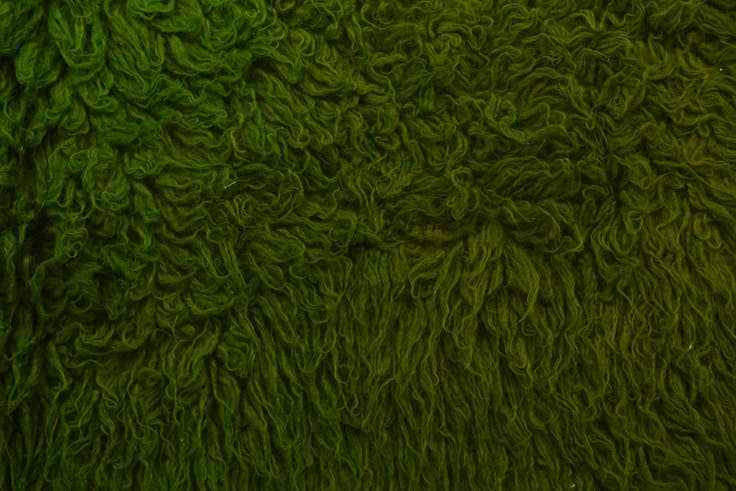 Detail image of 3' 2 x 5' 7 Hand Knotted Moroccan Wool Rug