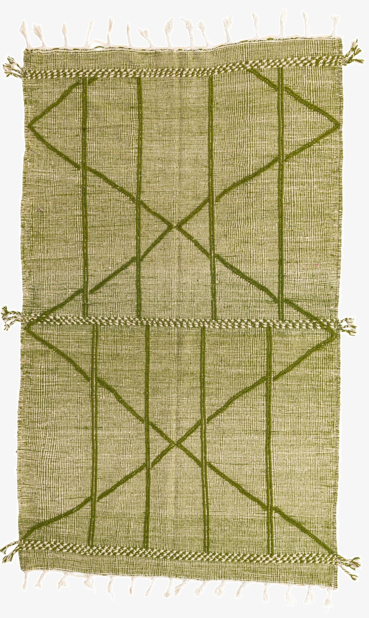 5' x 8' 5  Hand Knotted Moroccan Wool Rug