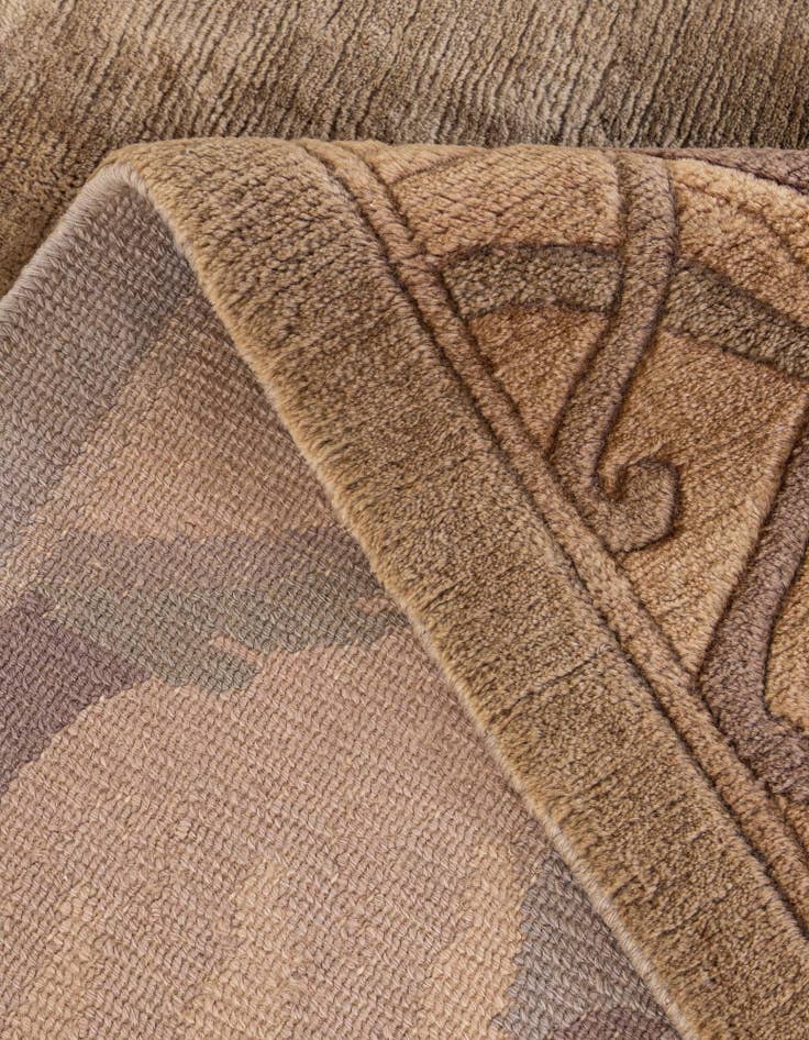 Detail image of 5' 5 x 7' 6  Hand Knotted Nepal Wool Rug