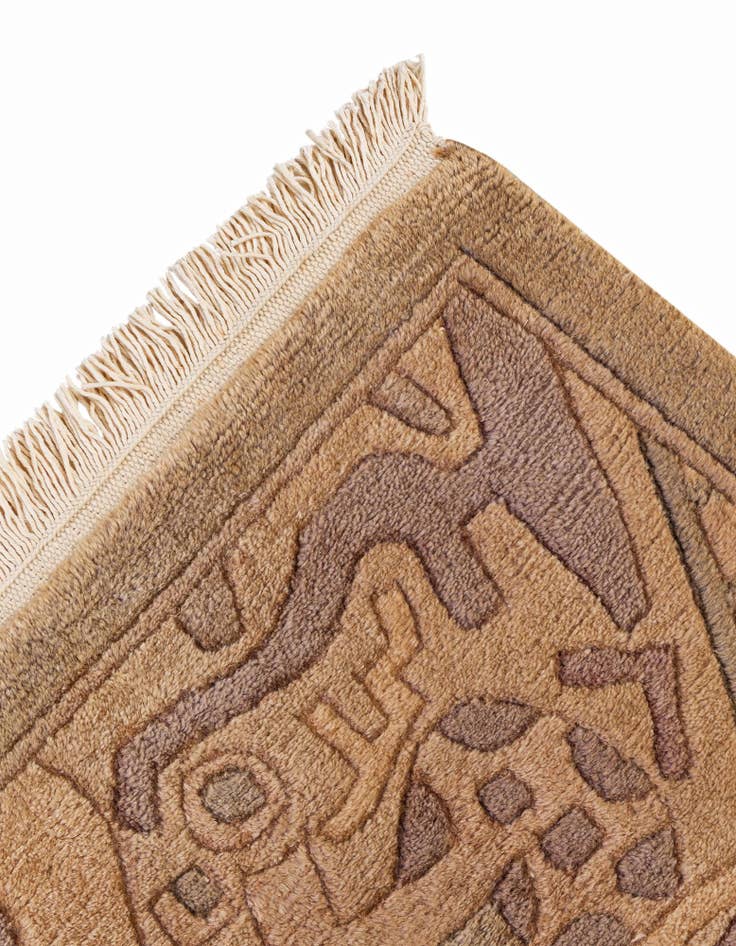 Detail image of 5' 5 x 7' 6  Hand Knotted Nepal Wool Rug