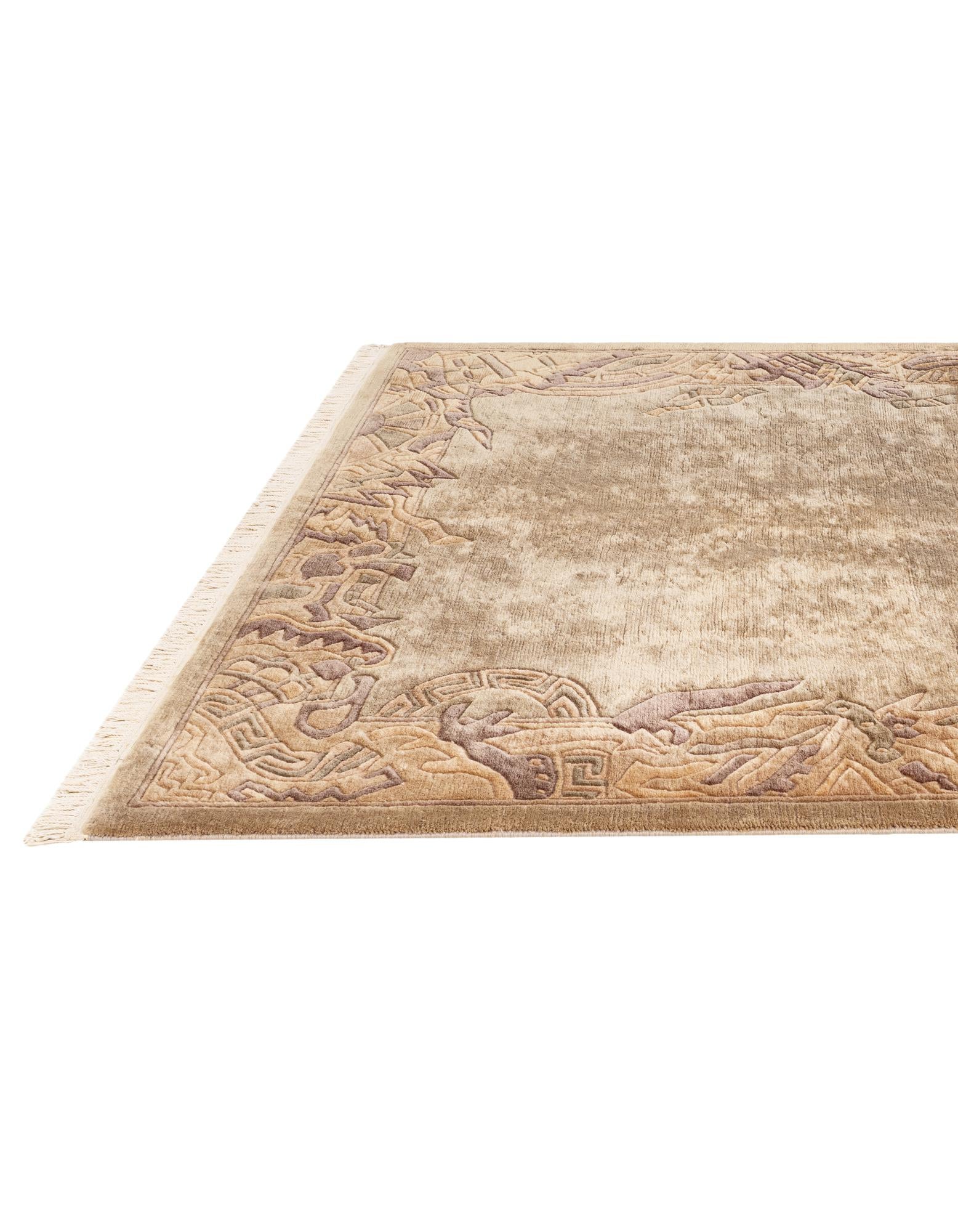 5' 5 x 7' 6 Hand Knotted Nepal Wool Rug