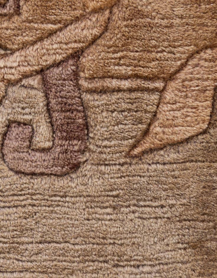 Detail image of 5' 5 x 7' 6  Hand Knotted Nepal Wool Rug