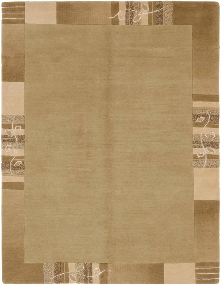 Detail image of 4' 8 x 6' 9 Hand Knotted Nepal Rug