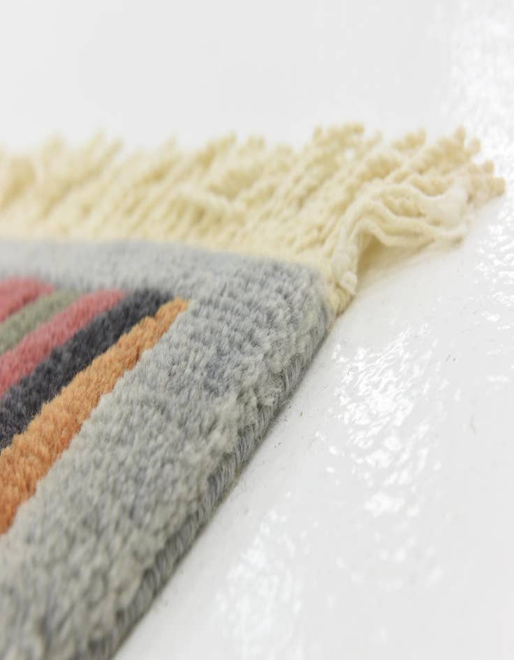 Detail image of 6' 8 x 9' 9 Hand Knotted Nepal Wool Rug