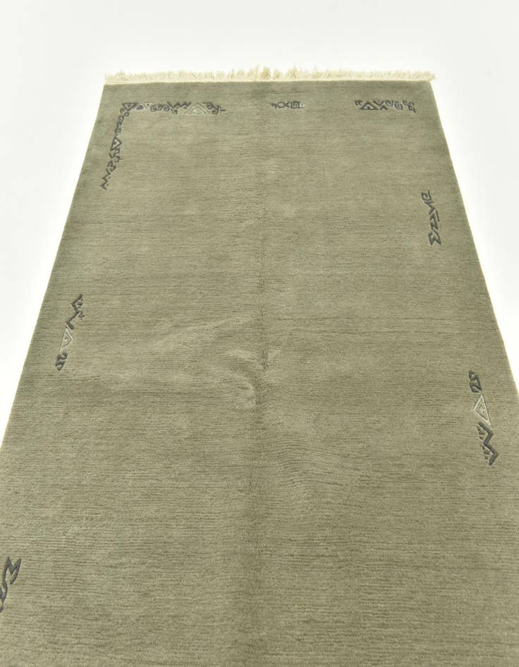 Detail image of 5' 7 x 7' 10 Hand Knotted Nepal Wool Rug