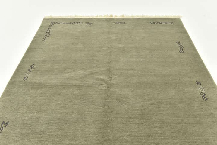 5' 7 x 7' 10 Hand Knotted Nepal Wool Rug