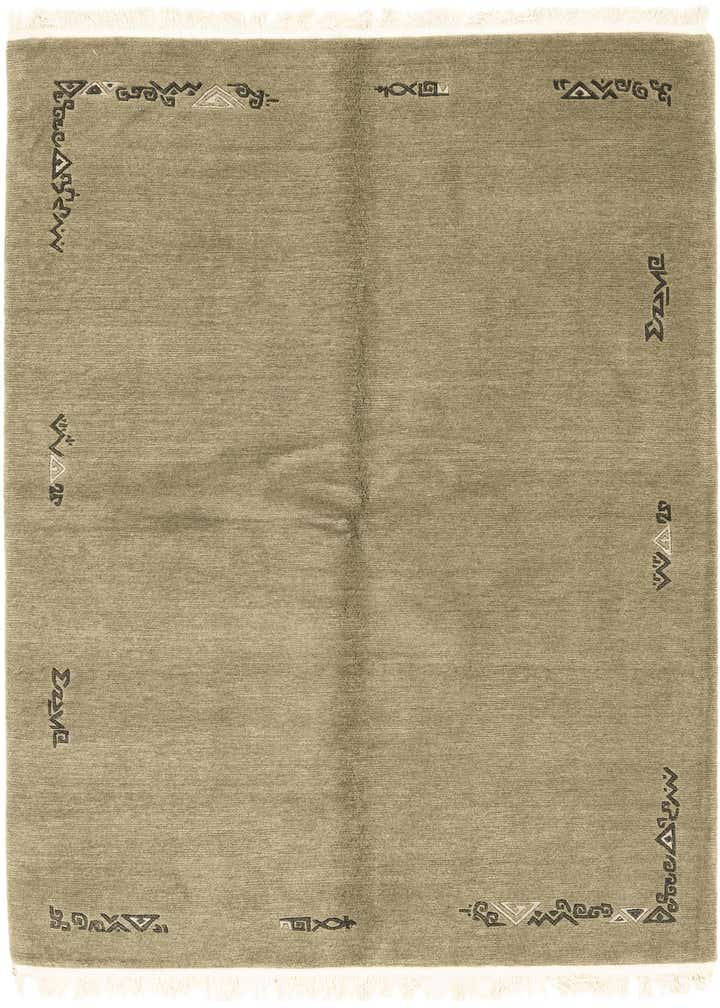 5' 7 x 7' 10 Hand Knotted Nepal Wool Rug