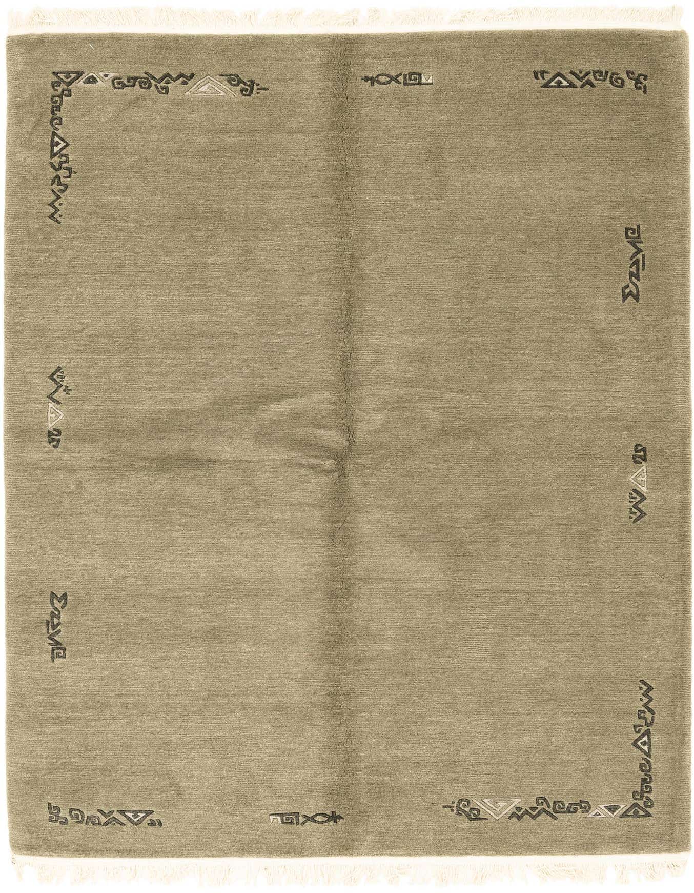 5' 7 x 7' 10 Hand Knotted Nepal Wool Rug