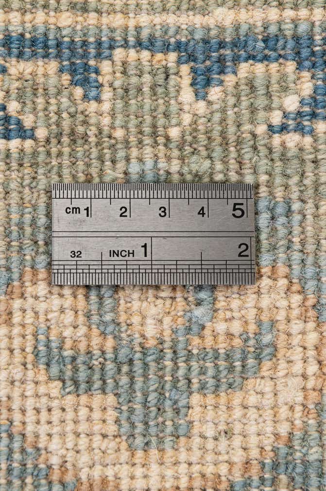 6' 10 x 9' 9 Hand Knotted Oushak Wool Rug