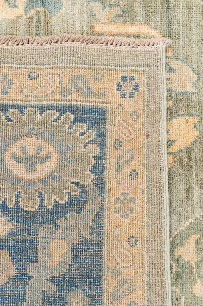 6' 10 x 9' 9 Hand Knotted Oushak Wool Rug