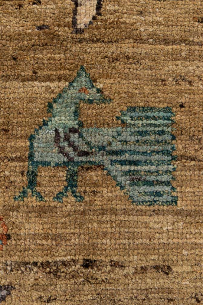 8' 5 x 9' 10 Hand Knotted Oushak Wool Rug