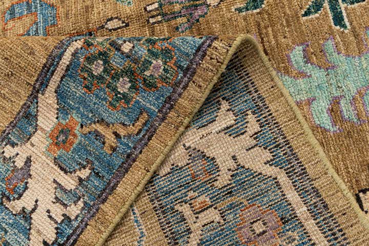 8' 5 x 9' 10 Hand Knotted Oushak Wool Rug