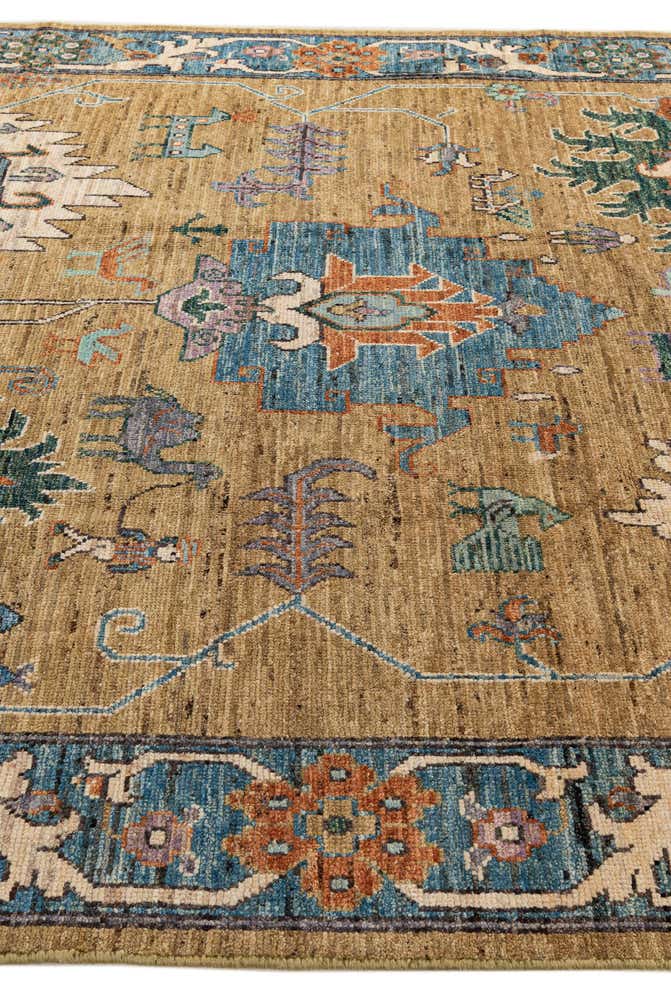 8' 5 x 9' 10 Hand Knotted Oushak Wool Rug