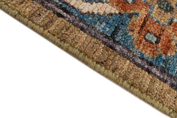 Detail image of 8' 5 x 9' 10 Hand Knotted Oushak Wool Rug