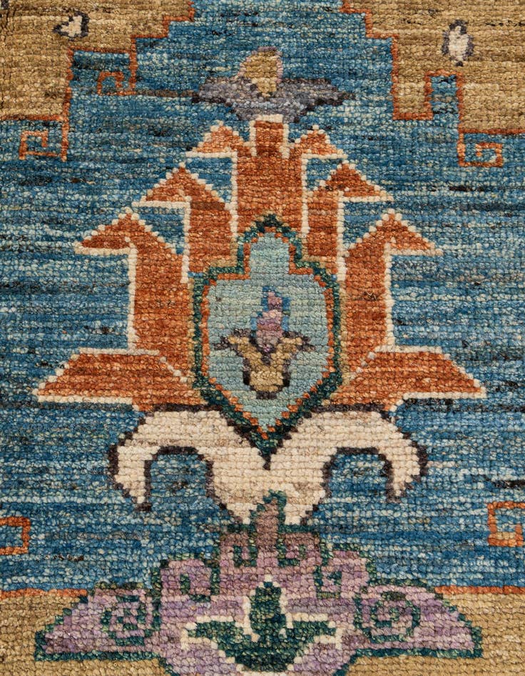 Detail image of 8' 5 x 9' 10  Hand Knotted Oushak Wool Rug