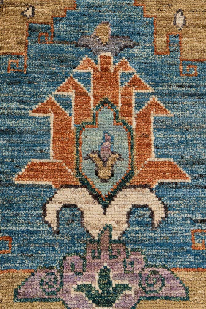 8' 5 x 9' 10 Hand Knotted Oushak Wool Rug