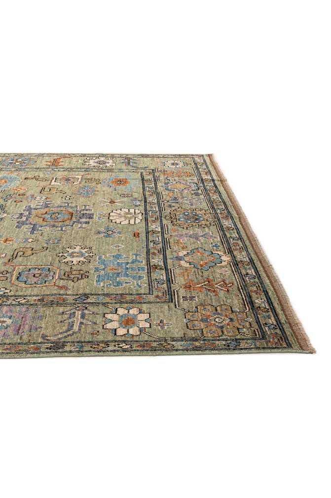 10' 2 x 13' 11 Hand Knotted Oushak Wool Rug