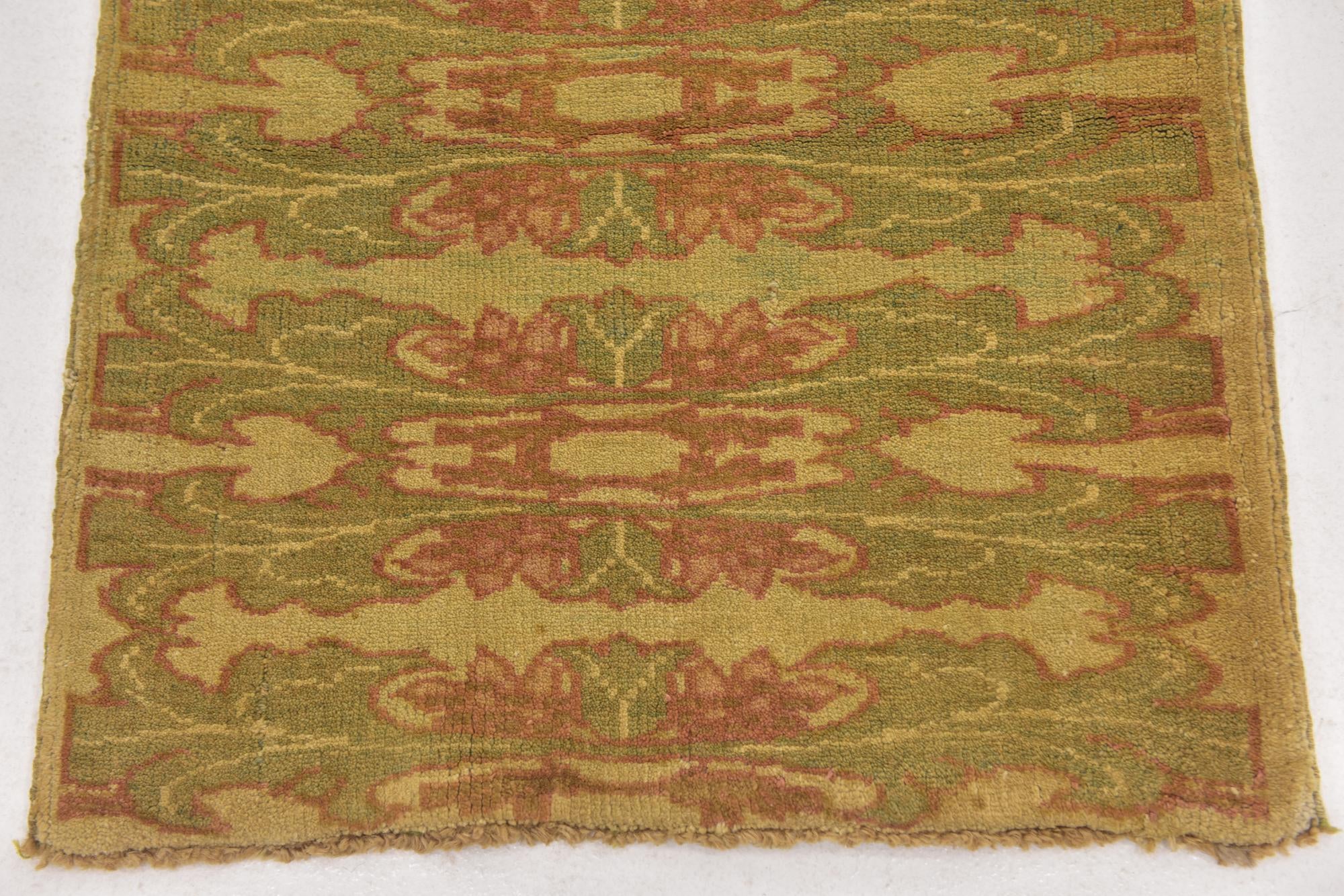 2' 7 x 4' 8 Hand Knotted Oushak Wool Rug