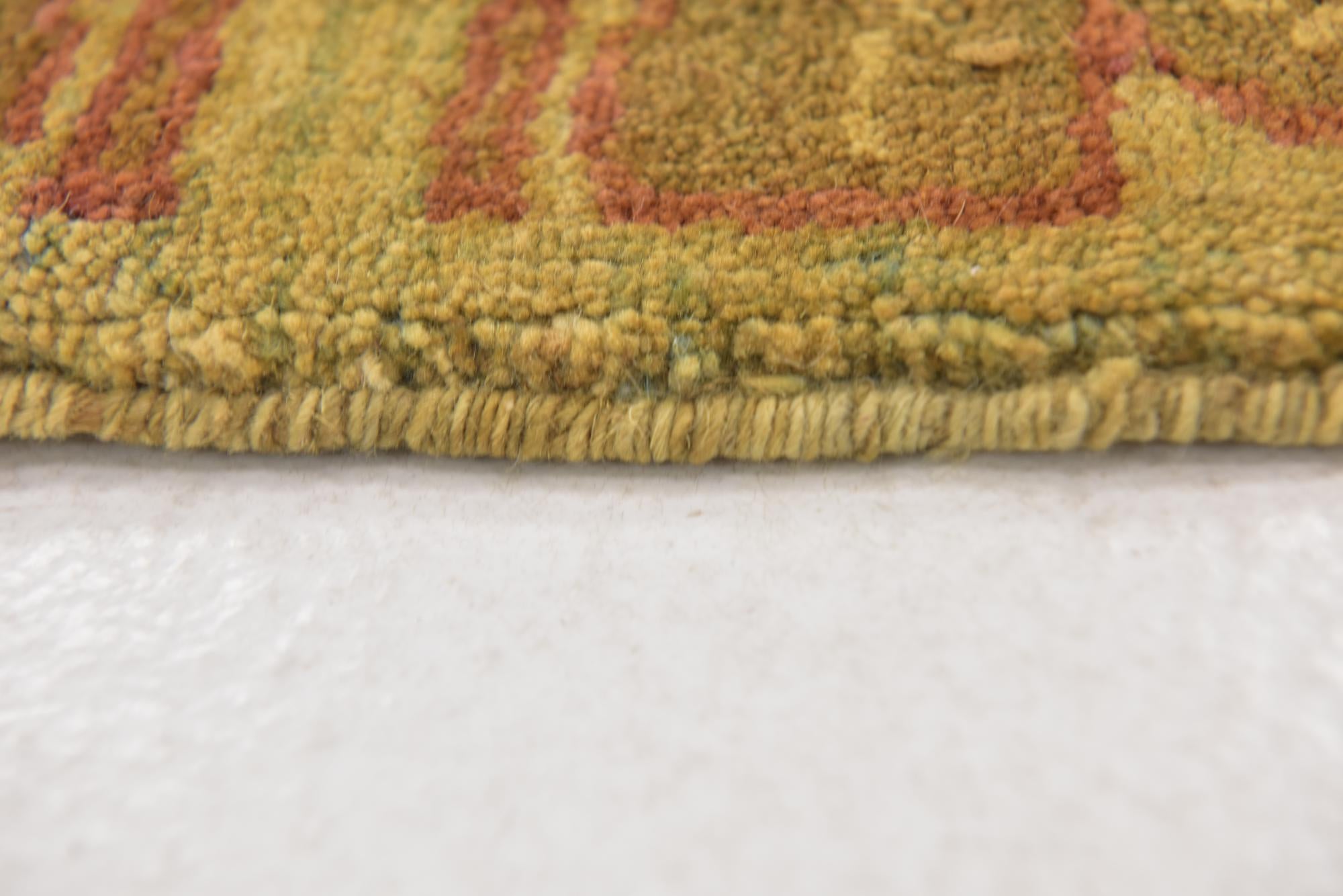2' 7 x 4' 8 Hand Knotted Oushak Wool Rug