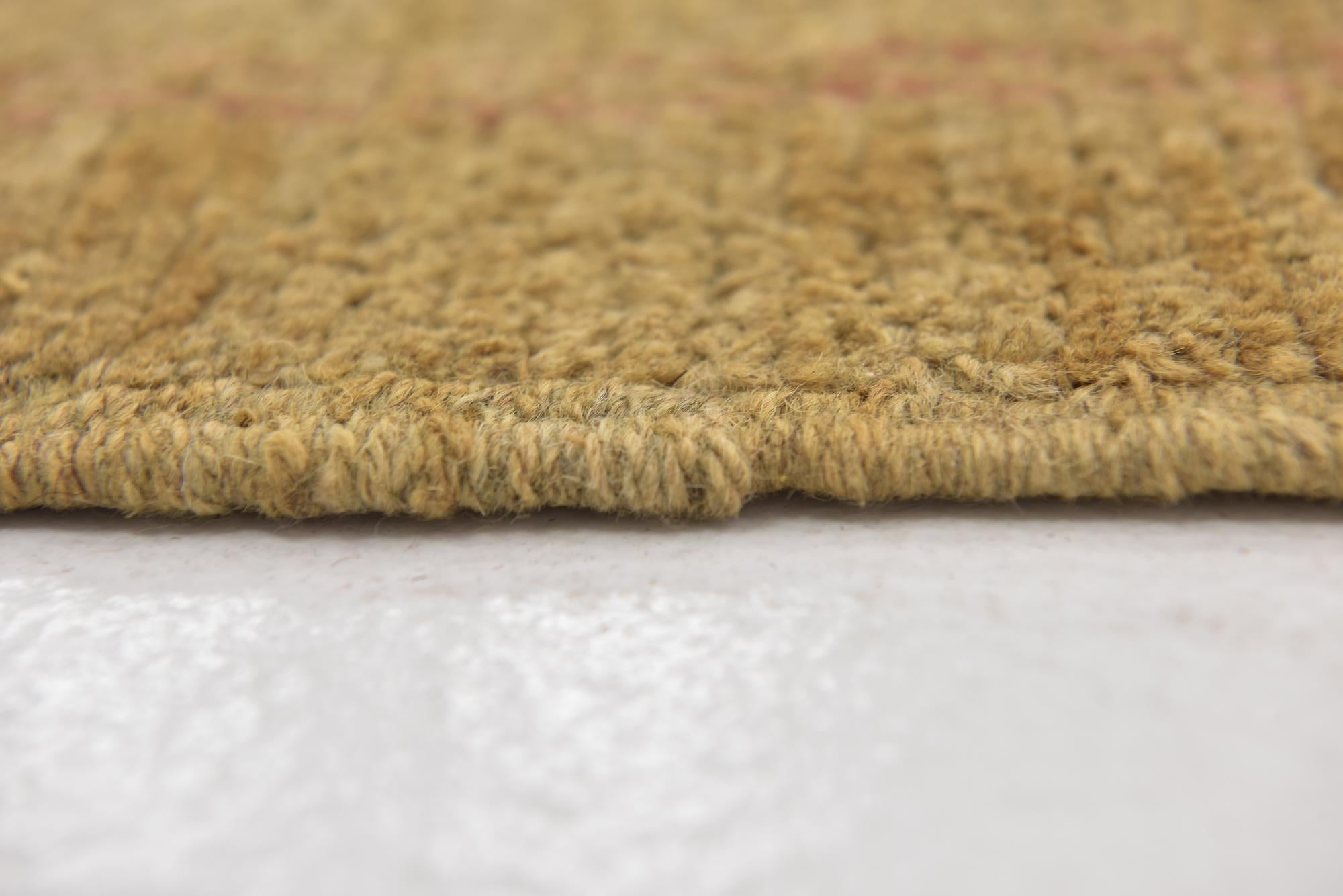 10' 6 x 15' 2 Hand Knotted Oushak Wool Rug