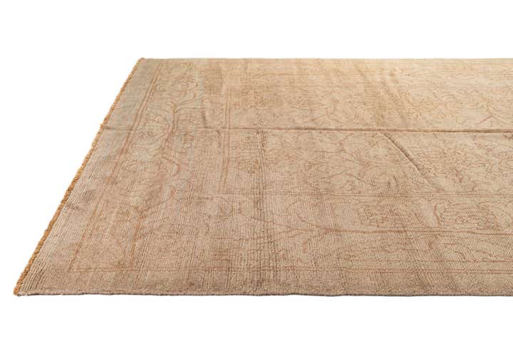 9' x 13' Hand Knotted Oushak Wool Rug