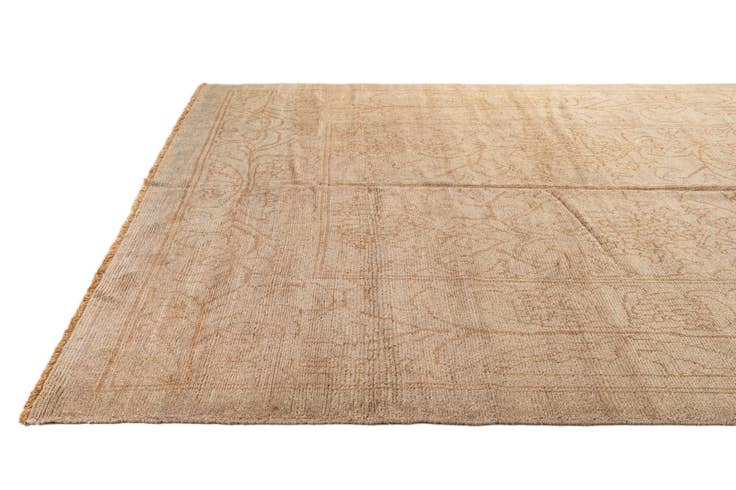 Detail image of 9' x 13' Hand Knotted Oushak Wool Rug