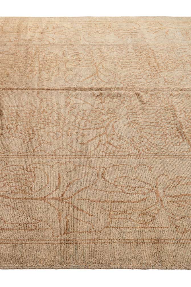 9' x 13' Hand Knotted Oushak Wool Rug