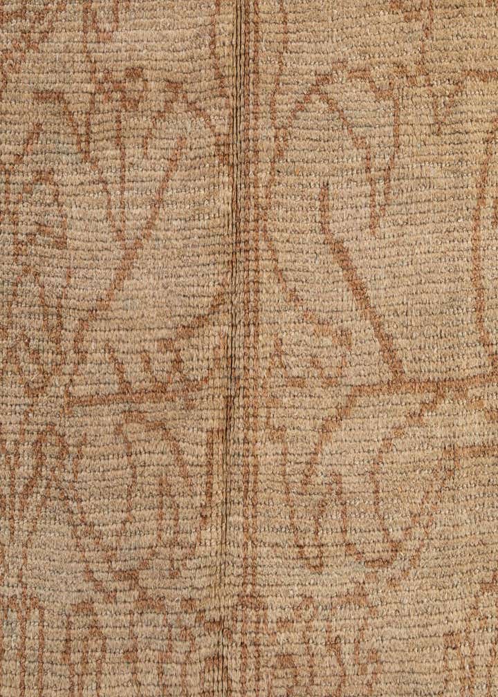 9' x 13' Hand Knotted Oushak Wool Rug