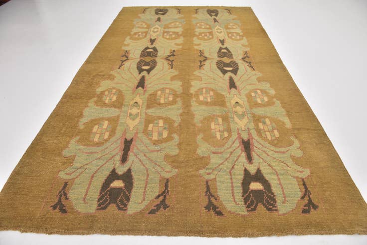 Detail image of 7' x 12' 4 Hand Knotted Oushak Wool Rug