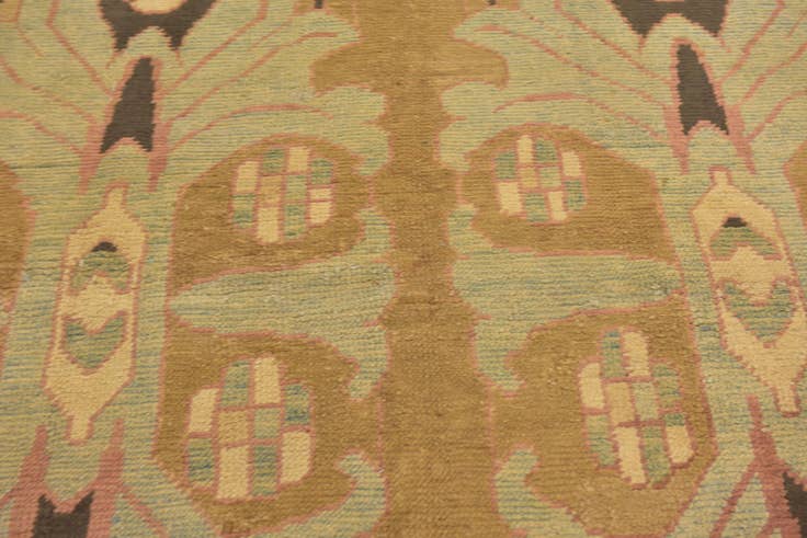 Detail image of 7' x 12' 4 Hand Knotted Oushak Wool Rug