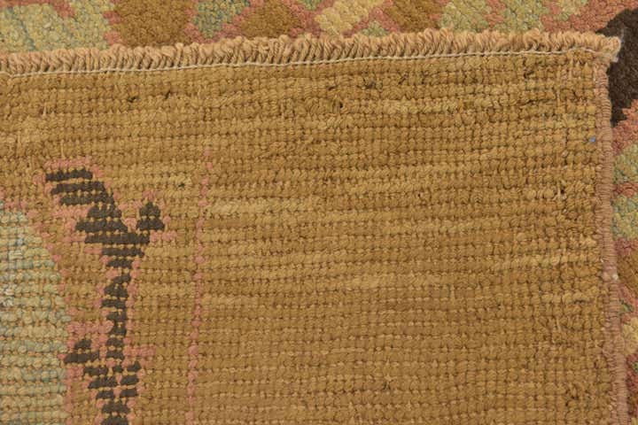 7' x 12' 4 Hand Knotted Oushak Wool Rug