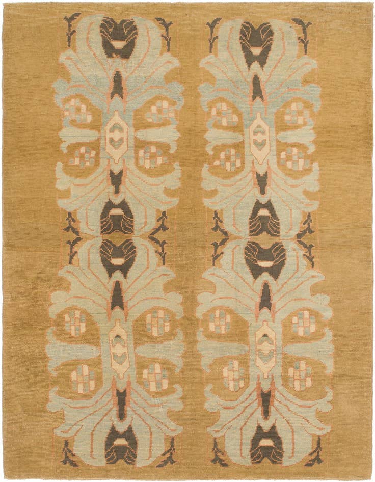 Detail image of 7' x 12' 4 Hand Knotted Oushak Wool Rug