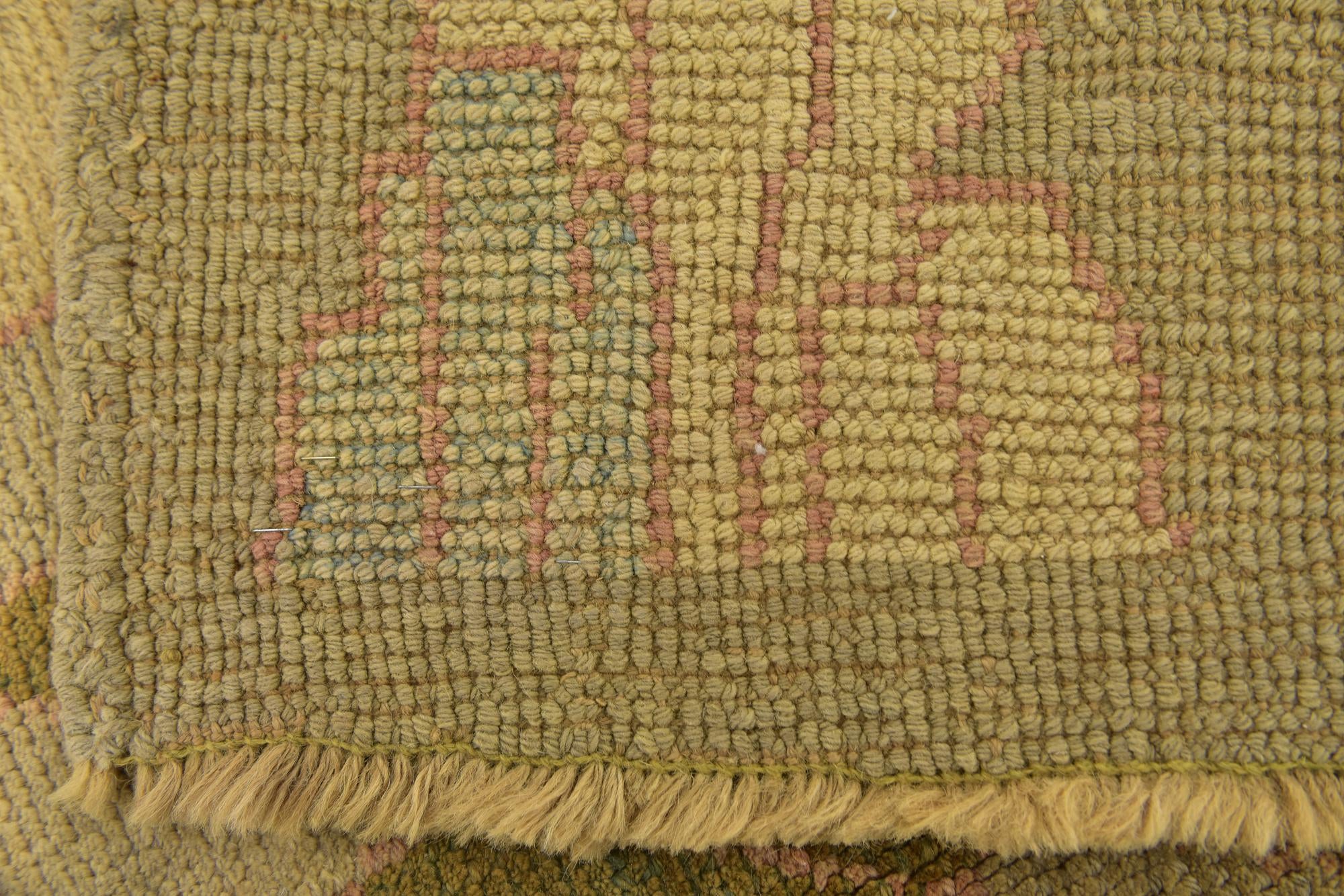 6' 6 x 10' 8 Hand Knotted Oushak Wool Rug
