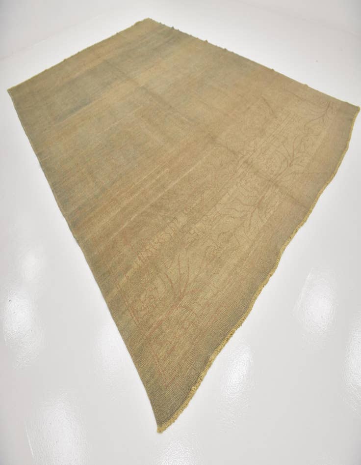 Detail image of 10' 9 x 15' 6 Hand Knotted Oushak Wool Rug