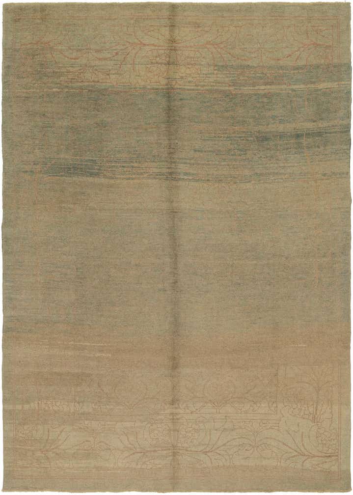 10' 9 x 15' 6 Hand Knotted Oushak Wool Rug