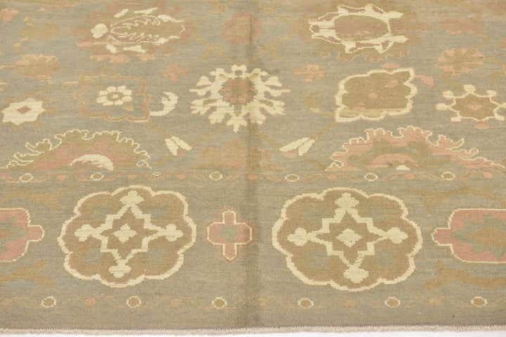 11' 10 x 17' Hand Knotted Oushak Wool Rug