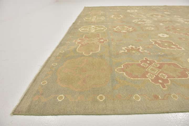 11' 10 x 17' Hand Knotted Oushak Wool Rug