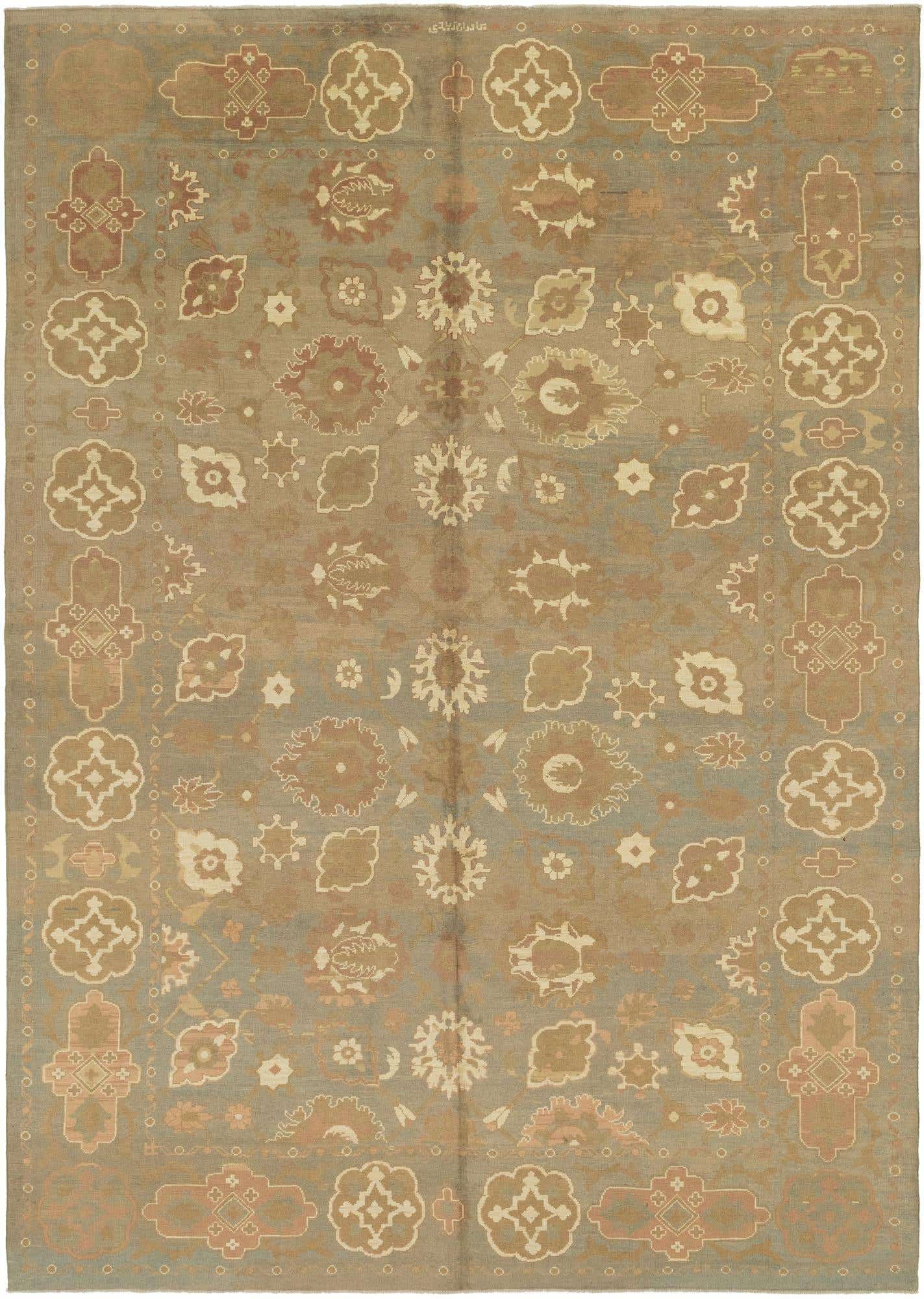 11' 10 x 17' Hand Knotted Oushak Wool Rug