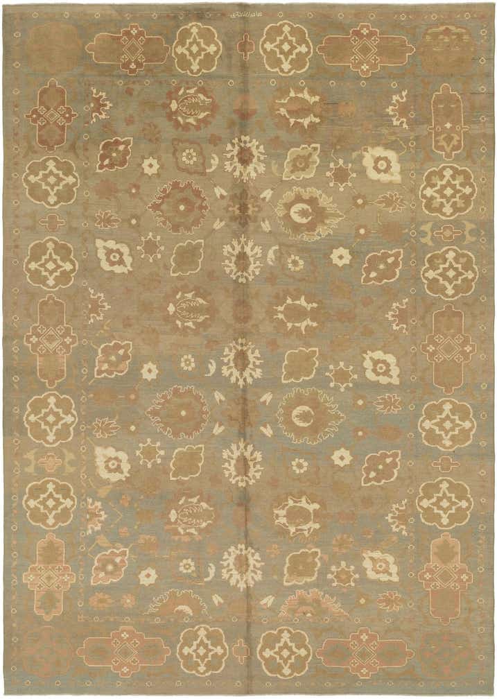 11' 10 x 17' Hand Knotted Oushak Wool Rug