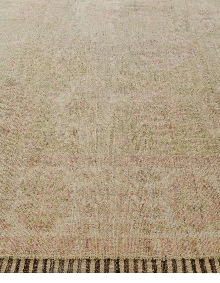 9' 7 x 12' Hand Knotted Oushak Wool Rug