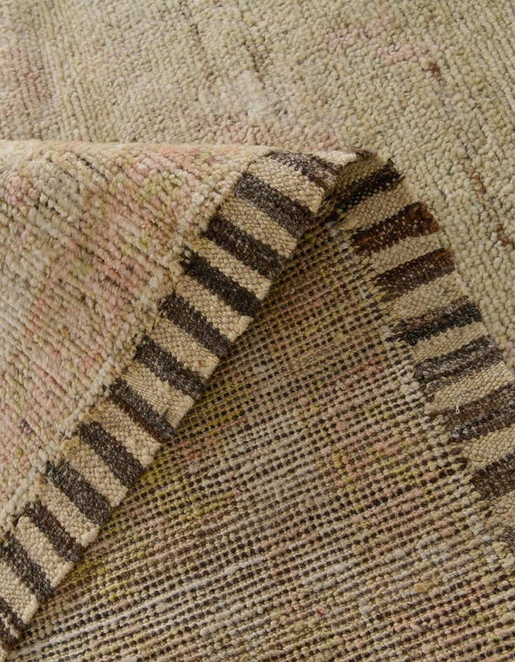 Detail image of 9' 7 x 12'  Hand Knotted Oushak Wool Rug