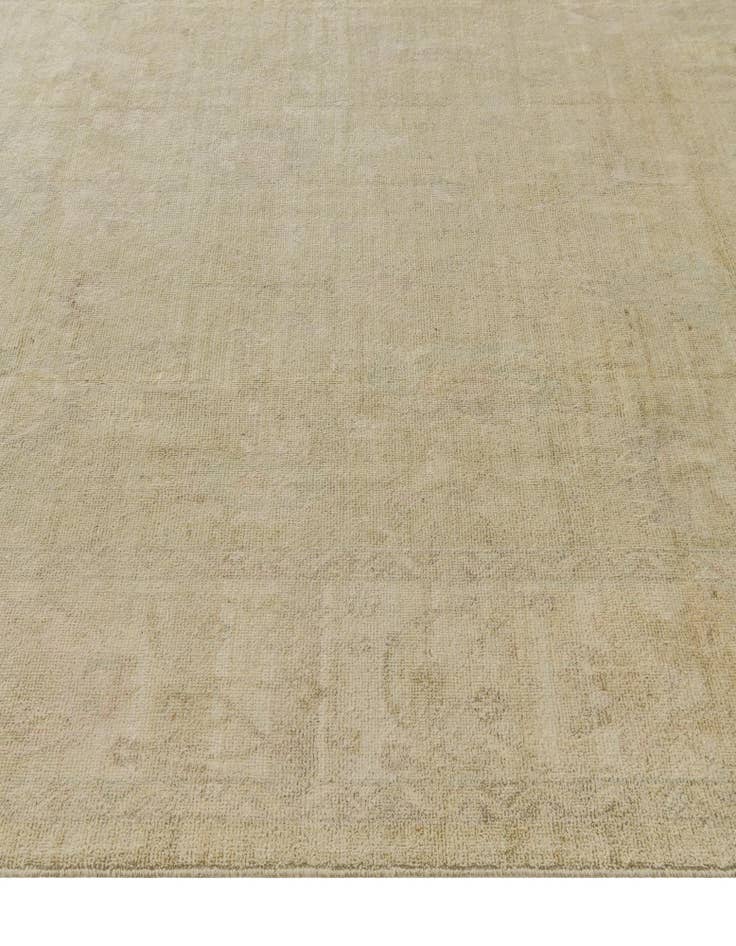 Detail image of 8' 2 x 9' 8 Hand Knotted Oushak Wool Rug